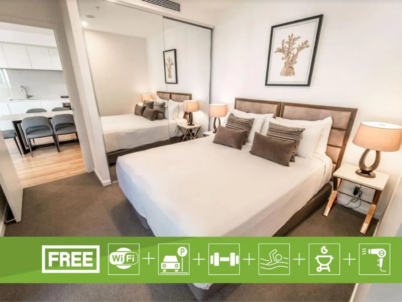 Nerang River Views Spacious 2 Bedroom Apt location
